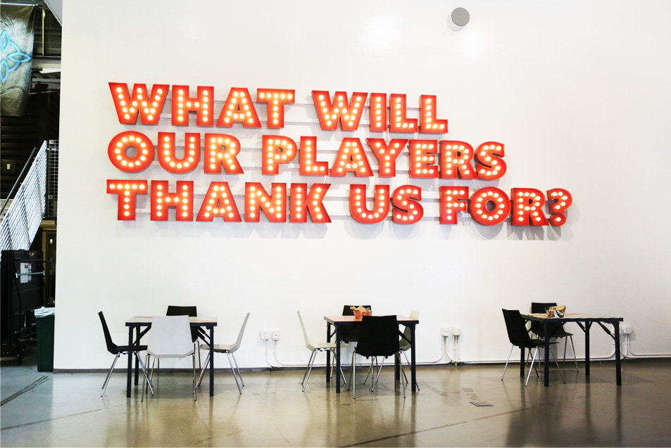 Zynga Interior Neon Sign