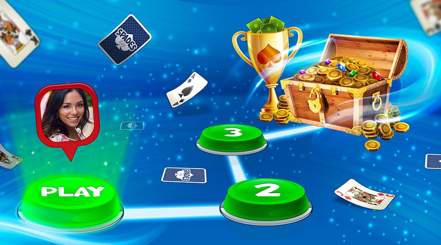 Spades Plus Game Screenshot