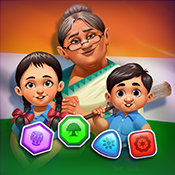 Azadi Quest Match 3 Puzzle App Icon