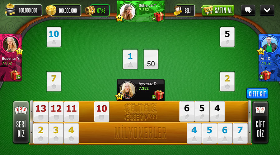 Çanak Okey Plus Game Screenshot
