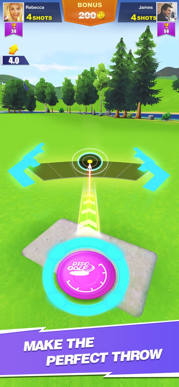 Disc Golf Rival Game Screenshot